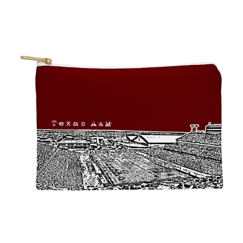 Bird Ave Texas A And M Maroon Pouch