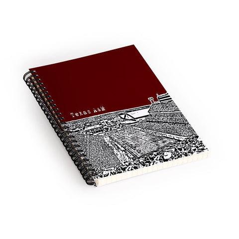 Bird Ave Texas A And M Maroon Spiral Notebook