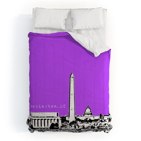 Bird Ave Washington Purple Comforter
