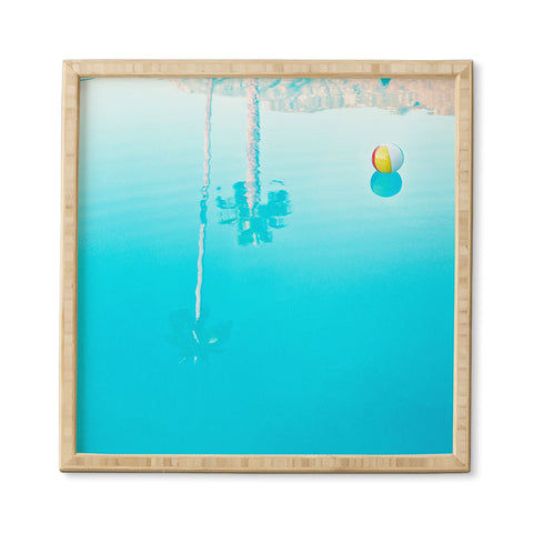 Bird Wanna Whistle By The Pool Framed Wall Art