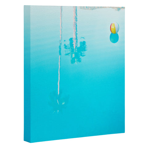 Bird Wanna Whistle By The Pool Art Canvas