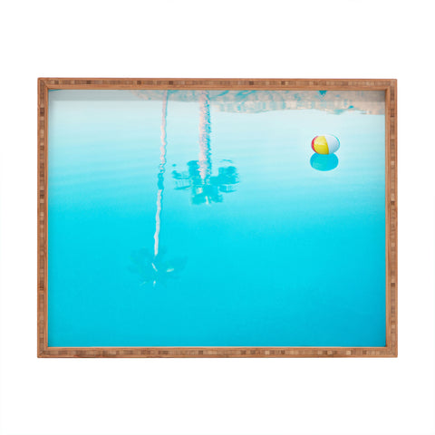 Bird Wanna Whistle By The Pool Rectangular Tray