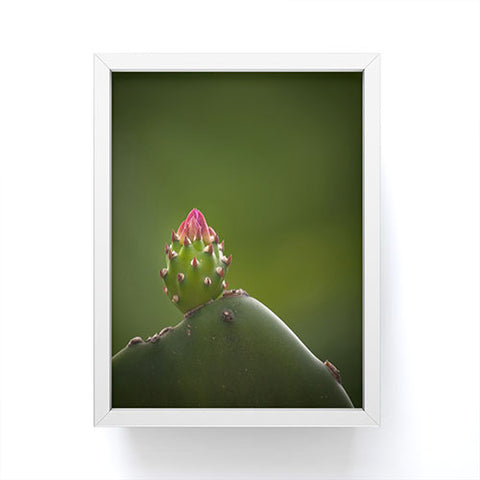 Bird Wanna Whistle Cactus Framed Mini Art Print