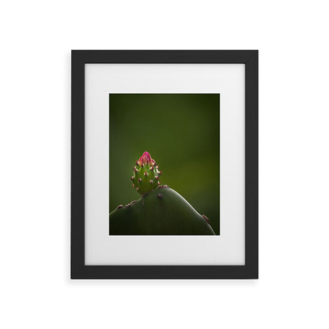 Bird Wanna Whistle Cactus Framed Art Print