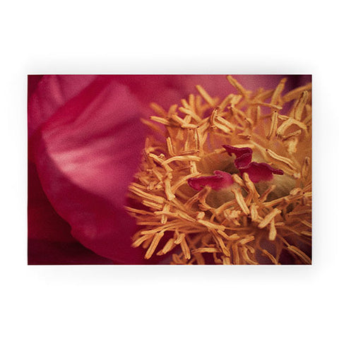 Bird Wanna Whistle Peony Moment Welcome Mat