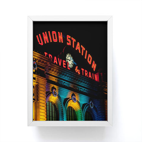 Bird Wanna Whistle Union Station Framed Mini Art Print