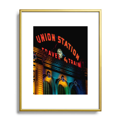 Bird Wanna Whistle Union Station Metal Framed Art Print
