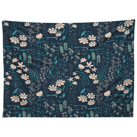 BlueLela Flower garden 004 Tapestry