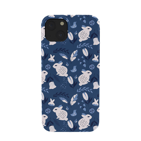 BlueLela Rabbits and Flowers 003 Phone Case