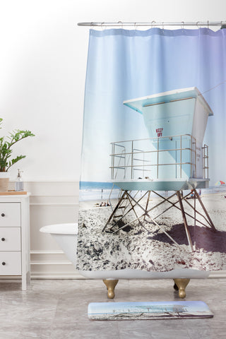 Bree Madden Beach Dayz Shower Curtain And Mat