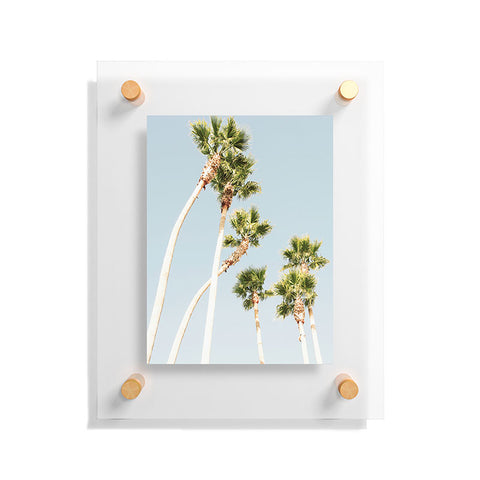 Bree Madden Beach Palms Floating Acrylic Print