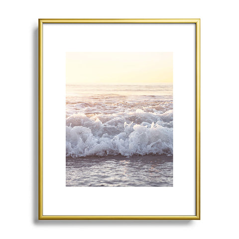 Bree Madden Beach Splash Metal Framed Art Print