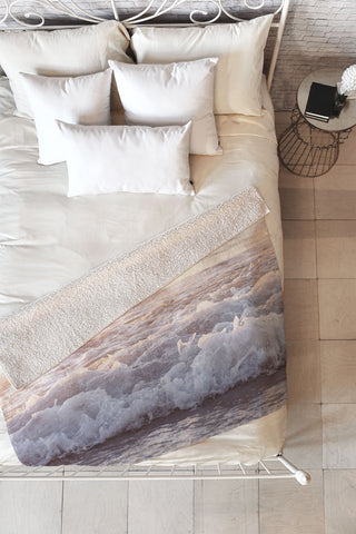 Bree Madden Beach Splash Fleece Throw Blanket