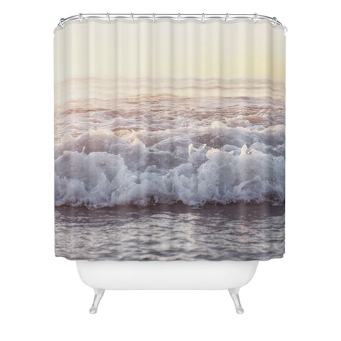 Bree Madden Beach Splash Shower Curtain