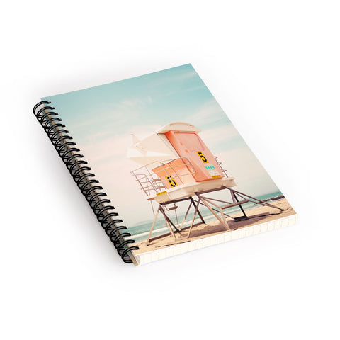Bree Madden Beach Tower 5 Spiral Notebook