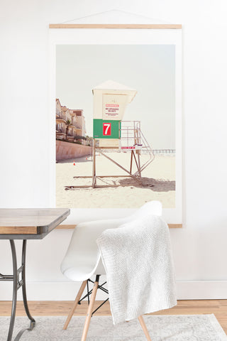 Bree Madden Beach Tower 7 Art Print And Hanger