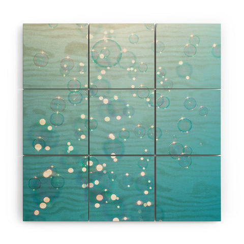Bree Madden Bubbles In The Sky Wood Wall Mural