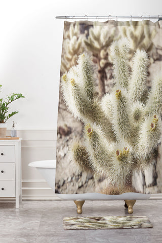 Bree Madden Cactus Heat Shower Curtain And Mat