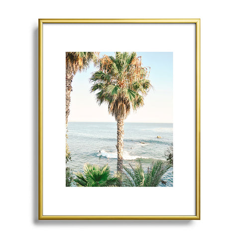 Bree Madden Cali Surf Metal Framed Art Print