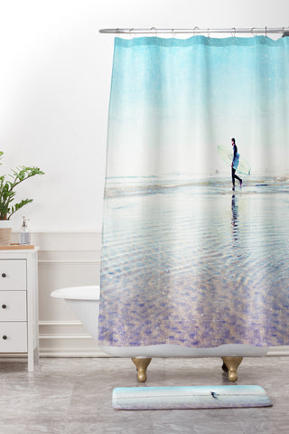 Bree Madden Cali Surfer Shower Curtain And Mat