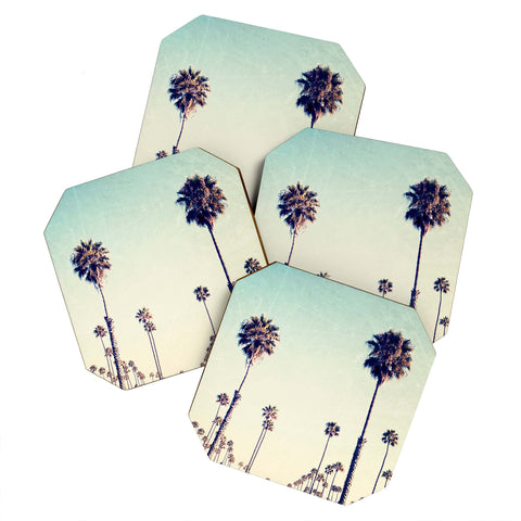 Bree Madden California Palm Trees Coaster Set