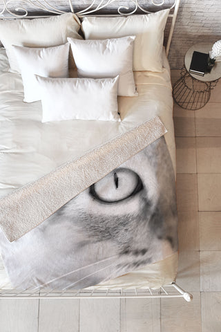Bree Madden Cats Eye Fleece Throw Blanket