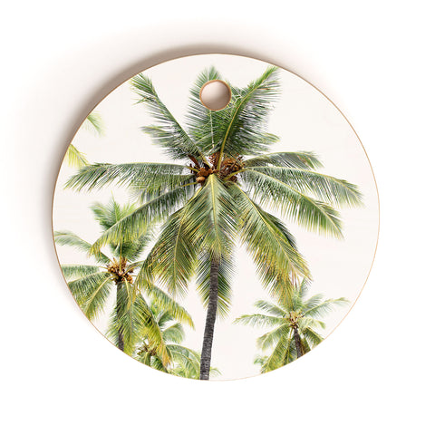 Bree Madden Coconut Palms Cutting Board Round