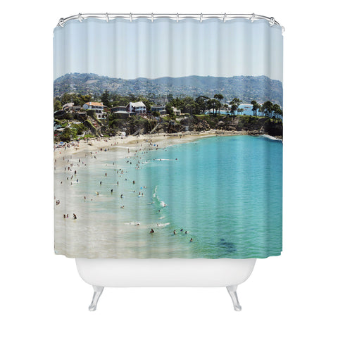 Bree Madden Crescent Cove Shower Curtain