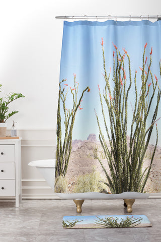 Bree Madden Desert Flower Shower Curtain And Mat