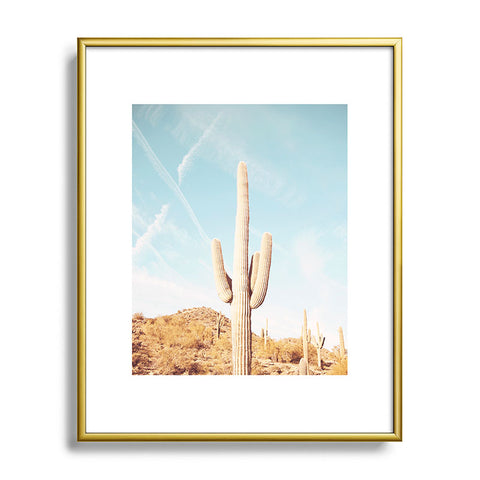 Bree Madden Desert Saguaro Metal Framed Art Print