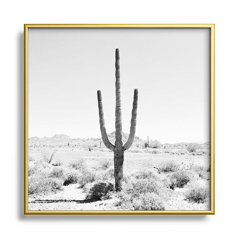 Bree Madden Desert Times Metal Square Framed Art Print