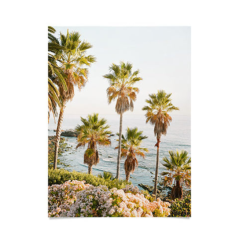 Bree Madden Floral Palms Poster