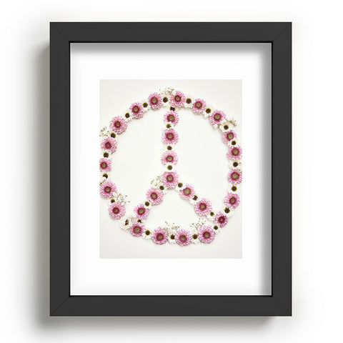 Bree Madden Floral Peace Recessed Framing Rectangle