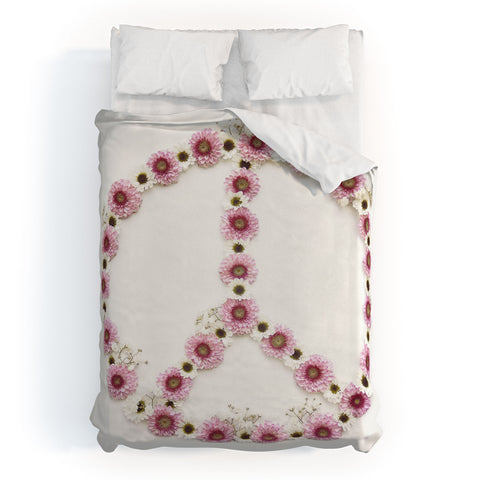 Bree Madden Floral Peace Duvet Cover