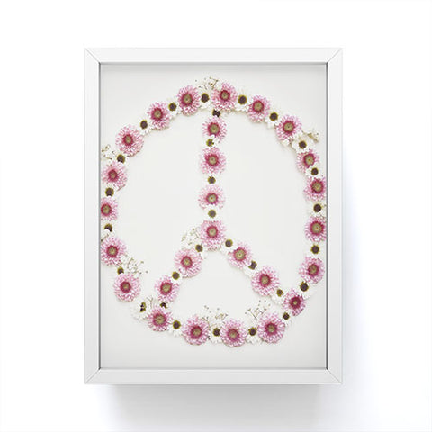 Bree Madden Floral Peace Framed Mini Art Print