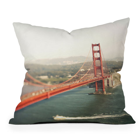 Bree Madden Golden Gate View Throw Pillow