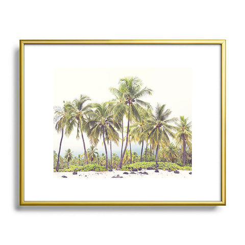 Bree Madden Hawaii Palm Metal Framed Art Print