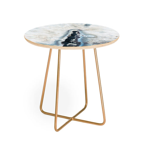 Bree Madden Ice Crystals Round Side Table