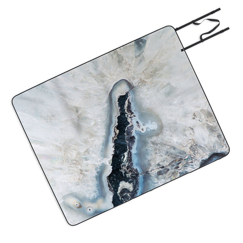 Bree Madden Ice Crystals Picnic Blanket