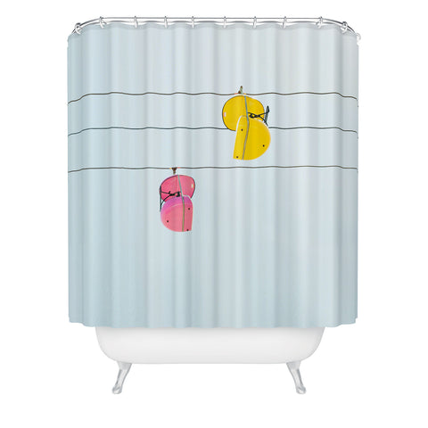 Bree Madden In The Air Shower Curtain
