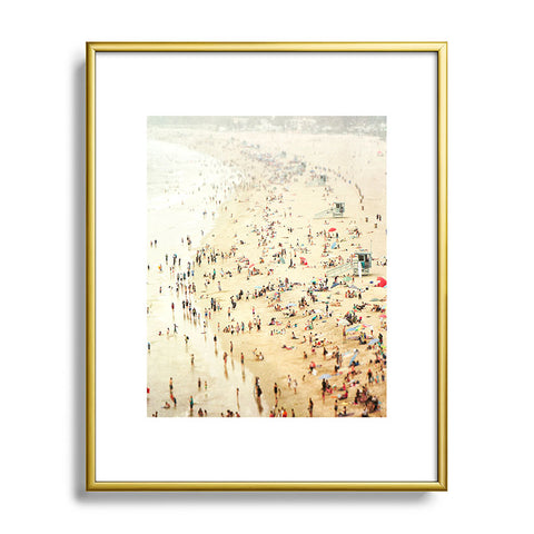 Bree Madden In The Crowd Metal Framed Art Print