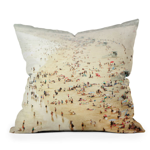 Bree Madden In The Crowd Outdoor Throw Pillow