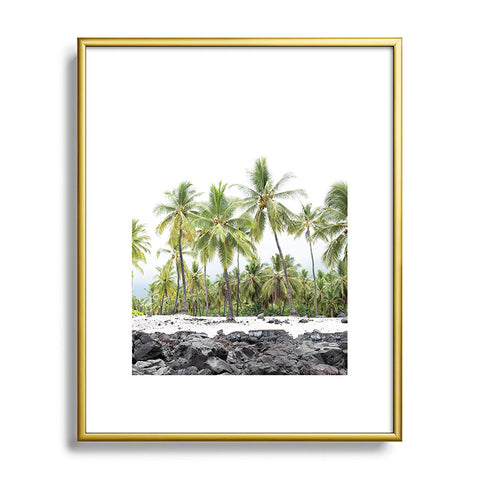 Bree Madden Island Palms Metal Framed Art Print