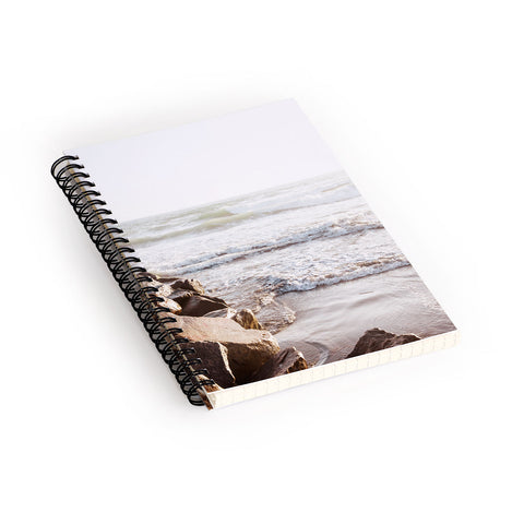 Bree Madden Jetty Waves Spiral Notebook