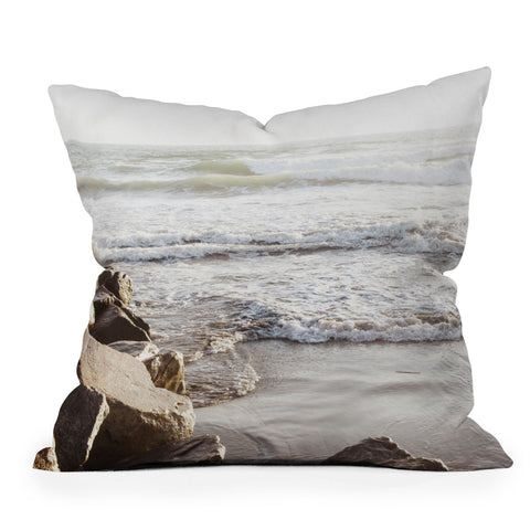 Bree Madden Jetty Waves Throw Pillow