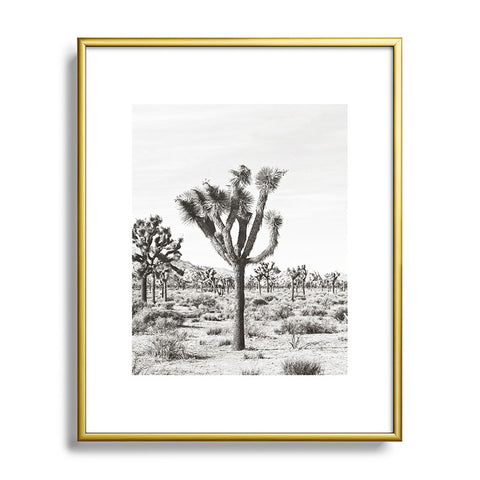 Bree Madden Joshua Trees Metal Framed Art Print