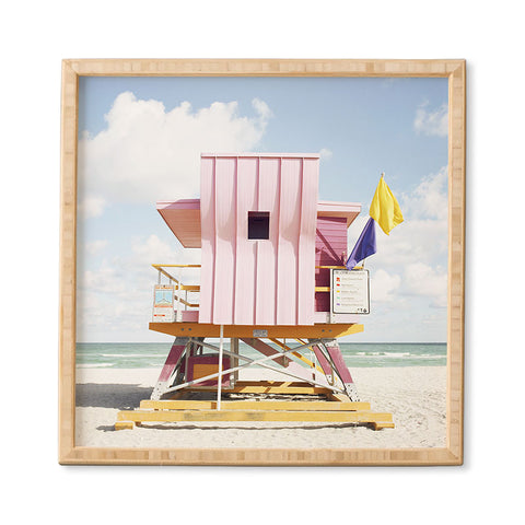 Bree Madden Miami Pink Framed Wall Art