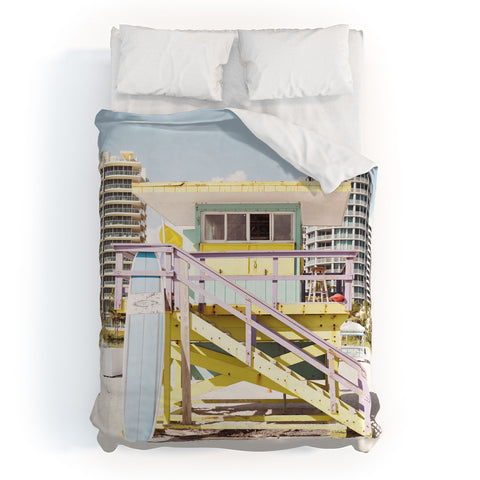 Bree Madden Miami Towers Duvet Cover