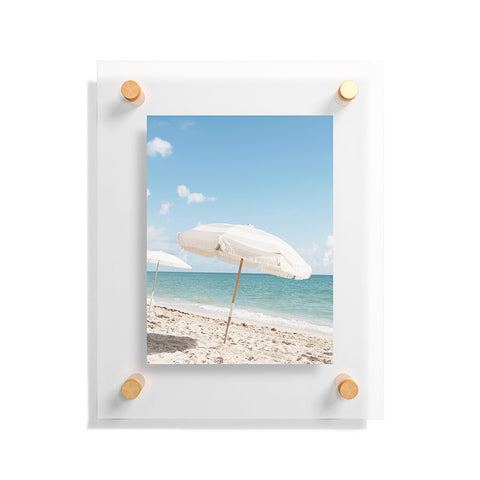 Bree Madden Miami Umbrella Floating Acrylic Print