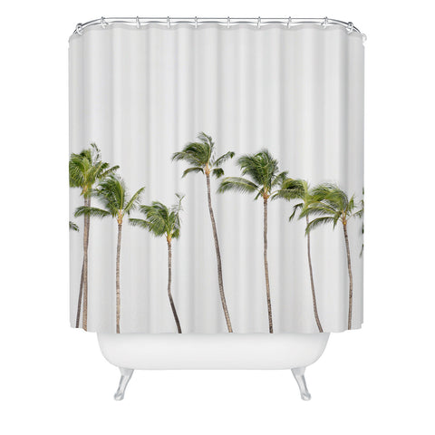 Bree Madden Minimal Palms Shower Curtain